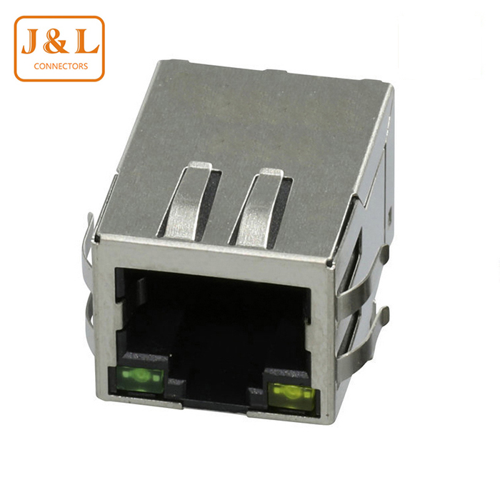 RJ45網(wǎng)口連接器立式180度直插 千兆網(wǎng)絡(luò)變壓器電腦網(wǎng)線接口插座